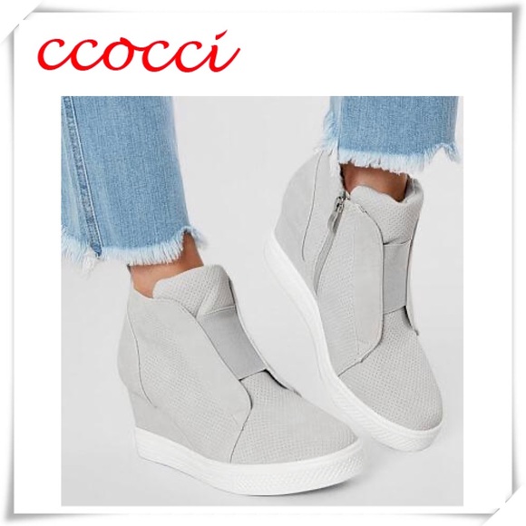 zoey wedge sneaker wholesale